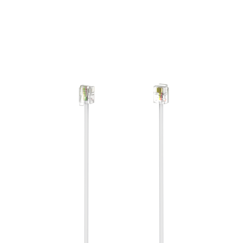 Hama Modular Cable, 6p4c Plug - 6p4c Plug, 3 m, white