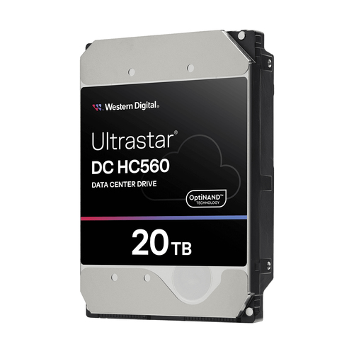 Western Digital Ultrastar DC HC560 internal hard drive 20 TB 7200 RPM 512 MB 3.5" Serial ATA