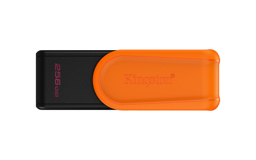 Kingston Technology DataTraveler 256GB Portable USB 3.2 Gen 1 Exodia S (Black/Orange)