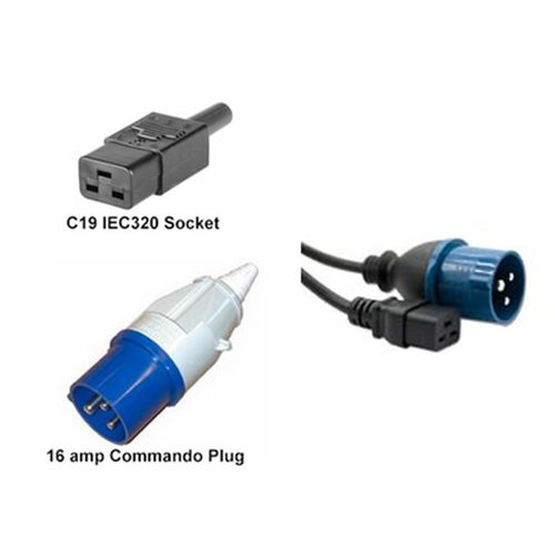 Fairline 2234-020 power cable Black 2 m C19 coupler