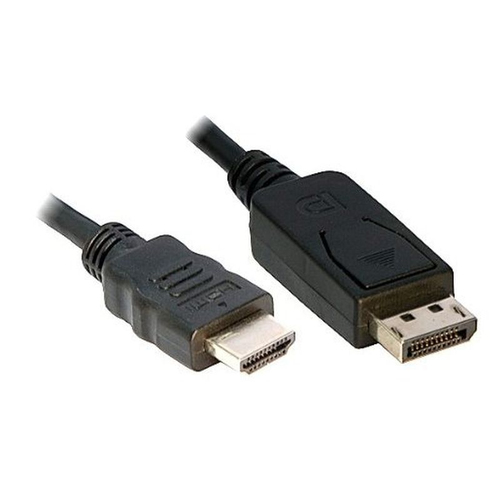 Fairline 1105-010 video cable adapter 1 m DisplayPort HDMI Black