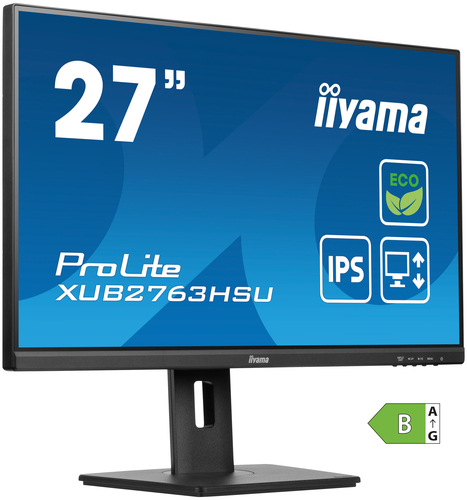 iiyama ProLite 27” IPS, Full HD panel with B energy class
