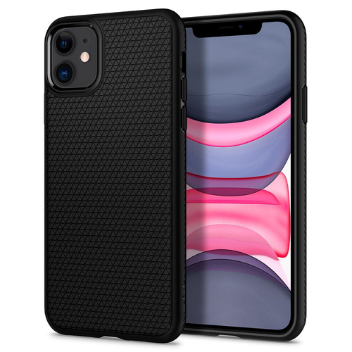 Spigen Liquid Air mobile phone case Cover Black