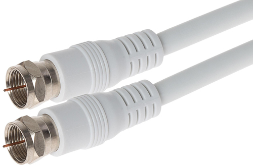 Maplin MAVFF001-030 coaxial cable 3 m F-type White