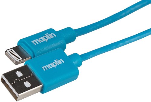 Maplin MAPCLT01-BU lightning cable 0.75 m Blue
