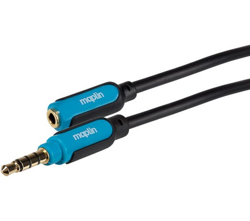 Maplin MAV35017-030 audio cable 3 m 3.5mm Black