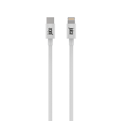 Juice JUI-CABLE-LIGHT-TYPEC-2M-RND-WHT lightning cable White