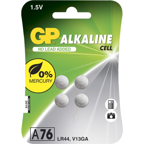 GP Batteries Alkaline Cell A76/LR44
