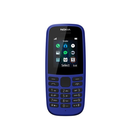 Nokia 105 (2019 edition) 1.77 Inch UK SIM Free Feature Phone (Single SIM) – Blue