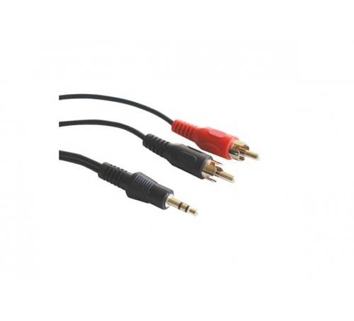 Hypertec 108549-HY audio cable 3 m 3.5mm 2 x RCA Black