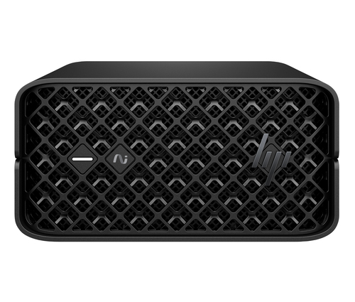 HP Z2 G1a Wolf Pro Security Edition Copilot+ PC AMD Ryzen AI Max PRO 390 64 GB LPDDR5x-SDRAM 1 TB SSD Windows 11 Pro Mini PC Workstation AI Workstation, AI PC Black