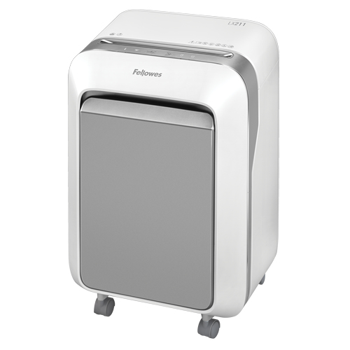 Fellowes LX Series Powershred LX21 paper shredder Micro-cut shredding Grey, White