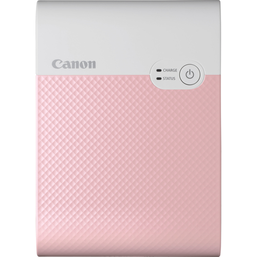 Canon SELPHY SQUARE QX10 Portable Colour Photo Wireless Printer, Pink