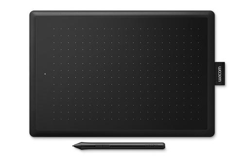 Wacom One by Small graphic tablet Black 2540 lpi 152 x 95 mm USB