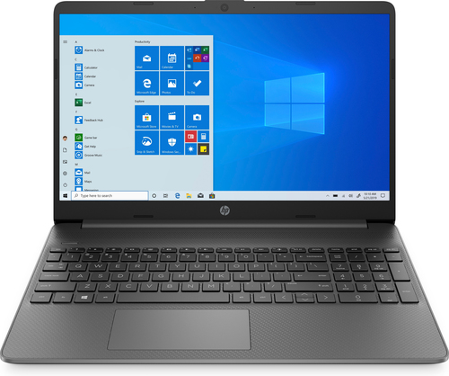 HP Laptop 15s-eq1054na Notebook 39.6 cm (15.6") Full HD AMD 3000 4 GB DDR4-SDRAM 128 GB SSD Wi-Fi 5 (802.11ac) Windows 10 Home S Grey