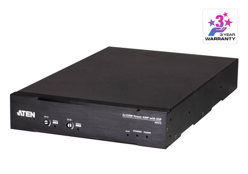 ATEN 2 x 120W Power Amplifier with DSP