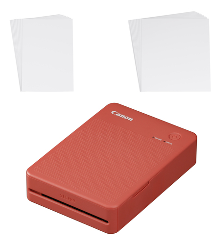 Canon SELPHY QX20 RD photo printer Dye-sublimation 287 x 287 DPI 2.8" x 3.3" (7.2x8.5cm) Wi-Fi