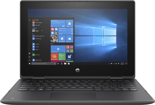 HP ProBook x360 11 G5 Hybrid (2-in-1) 29.5 cm (11.6") Touchscreen HD Intel® Celeron® N 4 GB DDR4-SDRAM 64 GB eMMC Wi-Fi 5 (802.11ac) Windows 10 Pro Grey