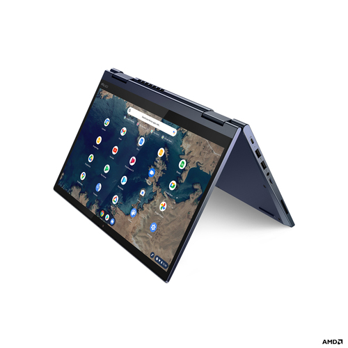 Lenovo ThinkPad C13 Yoga Chromebook 33.8 cm (13.3") Touchscreen Full HD AMD Athlon Gold 3150C 4 GB DDR4-SDRAM 64 GB eMMC Wi-Fi 6 (802.11ax) ChromeOS Blue