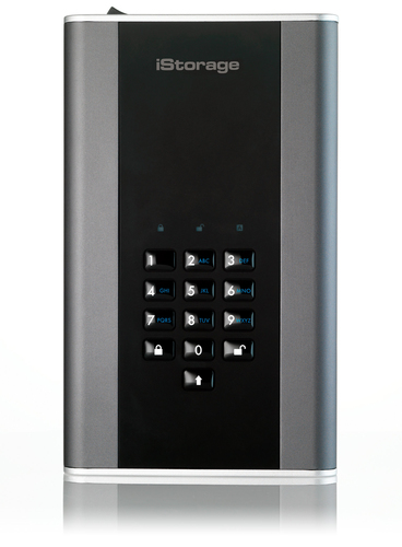 iStorage diskAshur DT² HDD 20TB | Secure Portable Desktop Drive |FIPS 140-2 Level 3 certified | AES-XTS 256-bit Hardware Encryption | Common Criteria EAL5+ (Hardware Certified) | PIN protected | OS & Platform Independent |GDPR, TAA Compliant|Brute force hack defence | Dust/Water Resistant