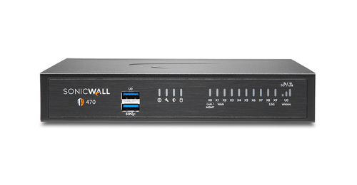 SonicWall Tz470 hardware firewall 1U 3.5 Gbit/s