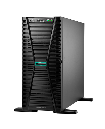 HPE ProLiant ML110 Gen11 4510 12-core 1P 64GB-R MR408i-o 8SFF 2x480GB SSD 2x1000W RPS EU Server