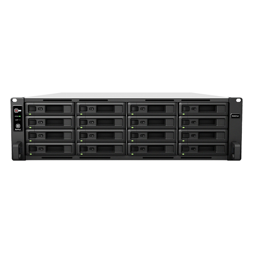 Synology RackStation RS4021xs+ NAS Rack (3U) Intel® Xeon® D D-1541 16 GB DDR4 96 TB HDD DiskStation Manager Black