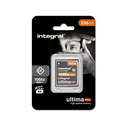 Integral 256GB COMPACT FLASH MEMORY CARD CF UDMA 7 VPG-65 UP TO R-160 W-140 1066X