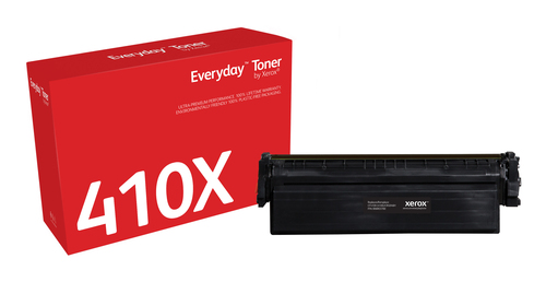 EverydayTM Black Toner by Xerox compatible with HP 410X (CF410X), High capacity