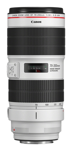 Canon EF 70-200 mm F/2.8L IS III USM Camera Lenses, Black/White