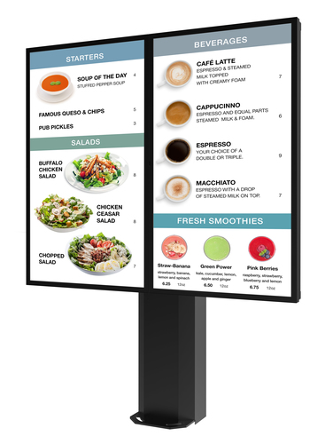 Peerless KOF555-2-LGE-EUK signage display mount 139.7 cm (55") Black