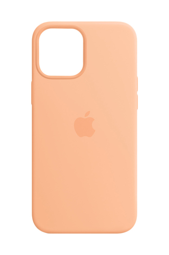 Apple iPhone 12 Pro Max Silicone Case with MagSafe - Cantaloupe