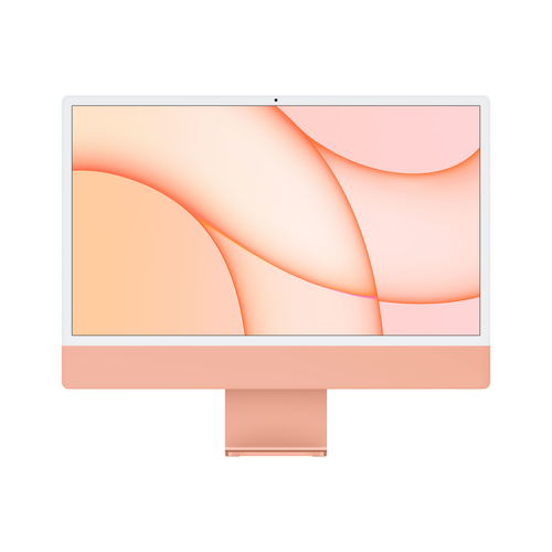 iMac 24-inch, Orange, M1, 8-core CPU and 8-core GPU, 8GB memory, 256GB SSD, Magic Mouse, Magic Keyboard with TouchID - British, UK Power Supply