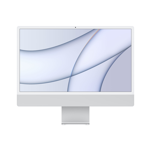 Apple iMac w/ 4 Year Warranty Apple M 61 cm (24") 4480 x 2520 pixels 8 GB 512 GB SSD All-in-One PC macOS Big Sur Wi-Fi 6 (802.11ax) Silver