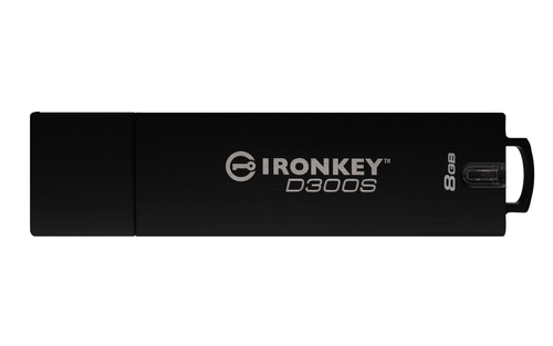 Kingston Technology IronKey 8GB D300S AES 256 XTS Encrypted USB Drive