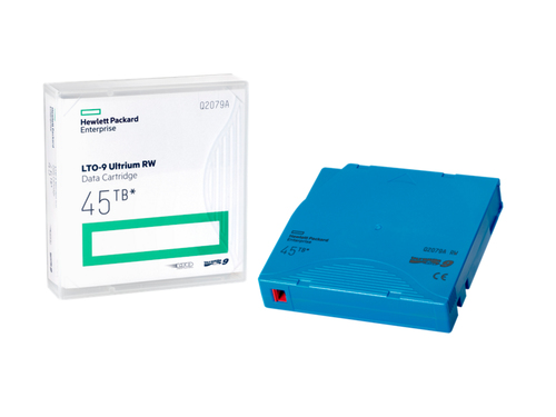 HPE LTO-9 Ultrium 45TB RW 20 Data Cartridges Library Pack without Cases