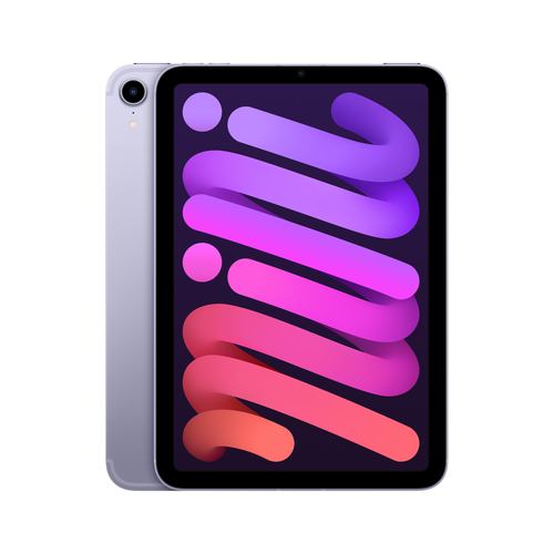 Apple iPad mini 6th Gen 8.3in Wi-Fi + Cellular 64GB - Purple w/ 3 Years Warranty