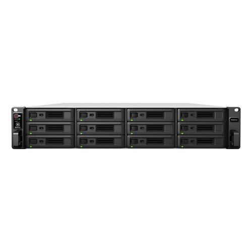 Synology RackStation RS3621xs+ NAS Rack (2U) Intel® Xeon® D D-1541 8 GB DDR4 72 TB HDD DiskStation Manager Black
