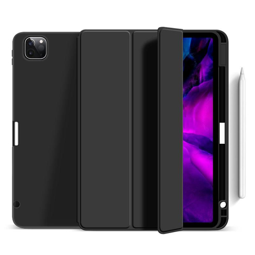 eSTUFF ES68201301-BULK tablet case 32.8 cm (12.9") Folio Black, Transparent
