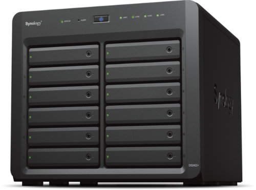 Synology DiskStation DS2422+ NAS/storage server Tower Ryzen Embedded V1500B 4 GB DDR4 0 TB DiskStation Manager Black