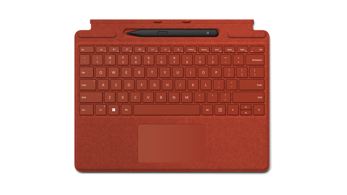 Microsoft Signature with Slim Pen 2 Red Microsoft Cover port QWERTY UK English