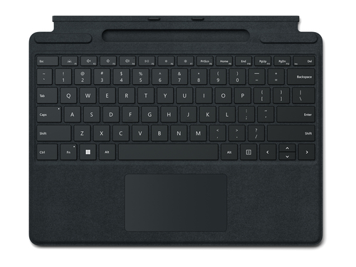 Microsoft Surface Pro Signature Keyboard Black Microsoft Cover port QWERTY Italian