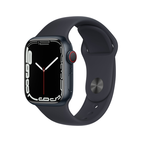 Apple Watch Series 7 OLED 41 mm 4G Black GPS (satellite)