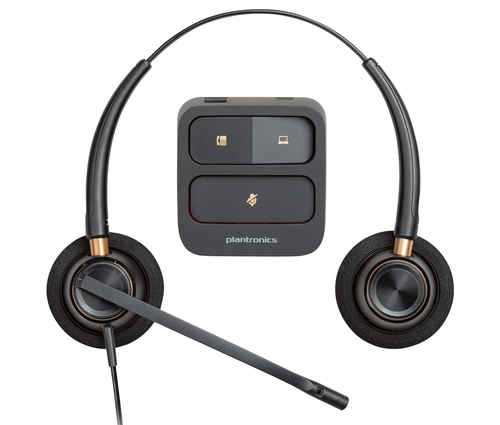 HP Poly EncorePro 520 Binaural Headset +Quick Disconnect