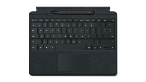 Microsoft Surface Pro Signature Keyboard with Slim Pen 2 QWERTZ Swiss Microsoft Cover port Black