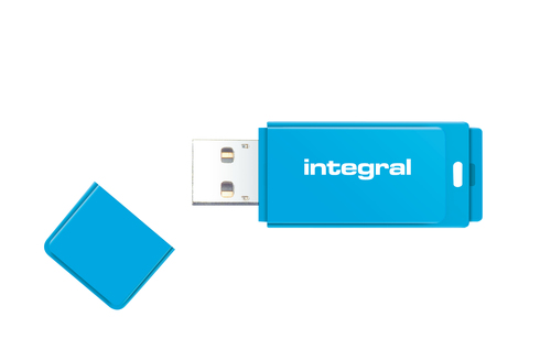 Integral 32GB USB2.0 DRIVE NEON BLUE USB flash drive USB Type-A 2.0