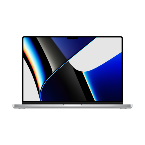 MacBook Pro 16-inch Silver - Apple M1 Pro with 10-core CPU, 16-core GPU, 16-core Neural Engine - 16GB RAM - 512GB SSD storage - British Keyboard - UK Power