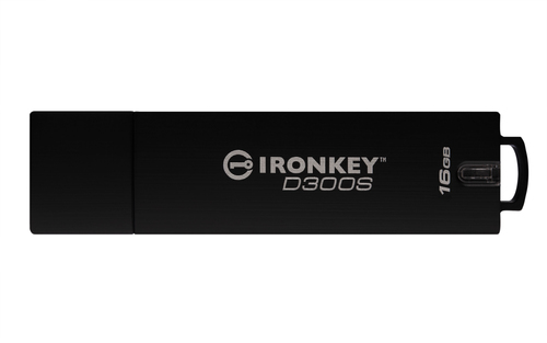 Kingston Technology IronKey 16GB D300S AES 256 XTS Encrypted USB Drive