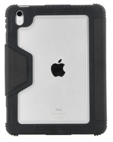 Mobilis 062004 tablet case 27.7 cm (10.9") Folio Black, Transparent