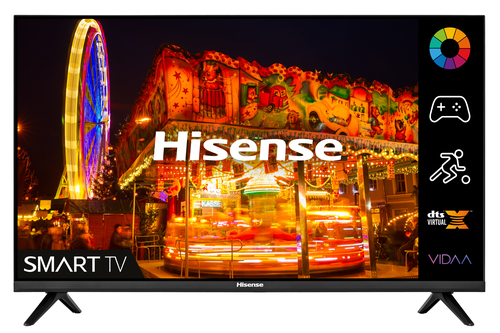 Hisense 40A4BGTUK TV 101.6 cm (40") HD Smart TV Wi-Fi Black 200 cd/m²